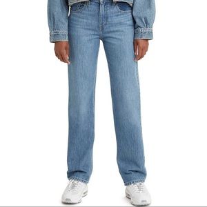 levi's® women's mid-rise low pro straight jeans charlie finsta
